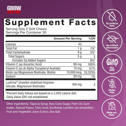 Grow Factor Hair Growth Chews